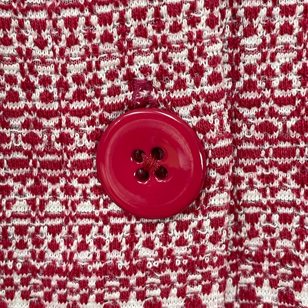 Banana Republic Striped Top Button Back Tank Pink White Woven Sleeveless Large - Picture 9 of 12
